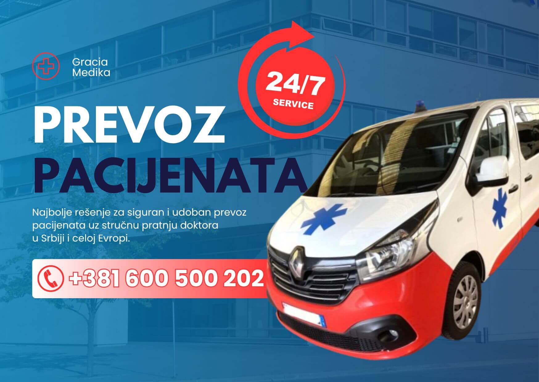 Sanitetski prevoz Beograd - siguran transport